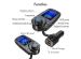 imoshion FM Transmitter met scherm, USB-C poort & Quick Charge - Zwart