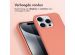 imoshion Color Backcover met afneembaar koord iPhone 15 Pro - Peach