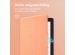 imoshion Canvas Sleepcover Bookcase Kobo Clara HD - Peach