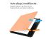 imoshion Canvas Sleepcover Bookcase met stand Kobo Libra H2O - Peach