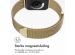 imoshion Milanees magnetisch bandje Apple Watch Series 1-10 / SE / Ultra (2) - 42/44/45/46/49 mm - Maat S - Champagne