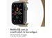 imoshion Milanees magnetisch bandje Apple Watch Series 1-10 / SE / Ultra (2) - 42/44/45/46/49 mm - Maat S - Champagne