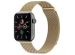 imoshion Milanees magnetisch bandje Apple Watch Series 1-10 / SE / Ultra (2) - 42/44/45/46/49 mm - Maat S - Champagne