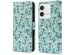 imoshion Design Bookcase Xiaomi Redmi Note 13 (5G) - Blue Flowers