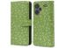 imoshion Design Bookcase Xiaomi Redmi Note 13 Pro Plus (5G) - Green Flowers