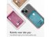 imoshion Softcase Backcover met pashouder iPhone 15 - Transparant
