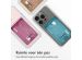 imoshion Softcase Backcover met pashouder iPhone 15 Pro - Transparant