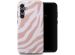 Selencia Vivid Backcover Samsung Galaxy S23 FE - Colorful Zebra Old Pink