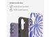 Selencia Vivid Backcover Samsung Galaxy S23 FE - Modern Bloom Sapphire Blue