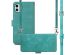 imoshion Bookcase met koord iPhone 11 - Turquoise