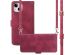 imoshion Bookcase met koord iPhone 14 - Rood