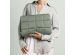 Selencia Puffy Laptop hoes 15-16 inch - Laptopsleeve - Sage Green