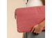 Selencia Corduroy Laptop hoes 15-16 inch - Laptopsleeve - Old Pink