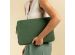 Selencia Corduroy Laptop hoes 15-16 inch - Laptopsleeve - Sage Green