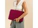 Selencia Corduroy Laptop hoes 15-16 inch - Laptopsleeve - Dark Rose