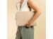 Selencia Corduroy Laptop hoes 15-16 inch - Laptopsleeve - Beige