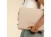 Selencia Corduroy Laptop hoes 15-16 inch - Laptopsleeve - Beige