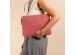 Selencia Corduroy Laptop hoes 13-14 inch - Laptopsleeve - Old Pink