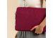 Selencia Corduroy Laptop hoes 13-14 inch - Laptopsleeve - Dark Rose