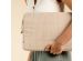 Selencia Corduroy Laptop hoes 13-14 inch - Laptopsleeve - Beige