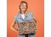 imoshion Fluffy Laptop hoes 15-16 inch - Laptopsleeve - Leopard Orange