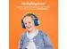 imoshion Kids Dino Bluetooth Headphones - Kinder koptelefoon met decibelbegrenzer - Draadloze koptelefoon + AUX kabel - Cobalt Blue / Lime