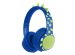 imoshion Kids Dino Bluetooth Headphones - Kinder koptelefoon met decibelbegrenzer - Draadloze koptelefoon + AUX kabel - Cobalt Blue / Lime