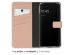 Selencia Echt Lederen Bookcase Google Pixel 8 - Dusty Pink