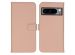 Selencia Echt Lederen Bookcase Google Pixel 8 Pro - Dusty Pink