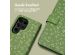 imoshion Design Bookcase Samsung Galaxy S24 Ultra - Green Flowers