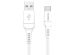 imoshion Braided USB-C naar USB-A kabel - 0,25 meter - Wit