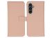 Selencia Echt Lederen Bookcase Samsung Galaxy S23 FE - Dusty Pink