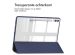 imoshion Trifold Hardcase Bookcase Samsung Galaxy Tab S9 Plus 12.4 inch - Donkerblauw