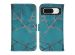 imoshion Design Softcase Bookcase Google Pixel 8 - Blue Graphic