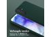 Selencia Siliconen hoesje met afneembaar koord Samsung Galaxy A55 - Donkergroen