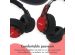 imoshion Kids Dino Bluetooth Headphones - Kinder koptelefoon met decibelbegrenzer - Draadloze koptelefoon + AUX kabel - Black / Red