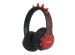 imoshion Kids Dino Bluetooth Headphones - Kinder koptelefoon met decibelbegrenzer - Draadloze koptelefoon + AUX kabel - Black / Red