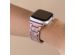 Selencia Sparkle schakelband voor de Apple Watch Series 1-9 / SE - 38/40/41 mm / Series 10 - 42 mm - Roze