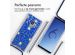 imoshion Design hoesje met koord Samsung Galaxy S9 - Cobalt Blue Flowers Connect