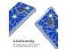 imoshion Design hoesje met koord Samsung Galaxy S9 - Cobalt Blue Flowers Connect