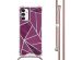 imoshion Design hoesje met koord Samsung Galaxy A13 (5G) - Bordeaux Graphic