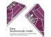 imoshion Design hoesje met koord Samsung Galaxy A14 (5G/4G) - Bordeaux Graphic