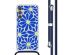 imoshion Design hoesje met koord Samsung Galaxy A14 (5G/4G) - Cobalt Blue Flowers Connect