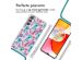 imoshion Design hoesje met koord Samsung Galaxy A14 (5G/4G) - Jellyfish Watercolor