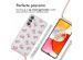 imoshion Design hoesje met koord Samsung Galaxy A14 (5G/4G) - Crab Watercolor