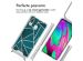 imoshion Design hoesje met koord Samsung Galaxy A40 - Petrol Green Graphic