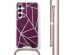 imoshion Design hoesje met koord Samsung Galaxy A55 - Bordeaux Graphic