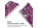 imoshion Design hoesje met koord Samsung Galaxy A70 - Bordeaux Graphic