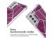 imoshion Design hoesje met koord Samsung Galaxy S21 Plus - Bordeaux Graphic