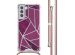 imoshion Design hoesje met koord Samsung Galaxy S21 Plus - Bordeaux Graphic